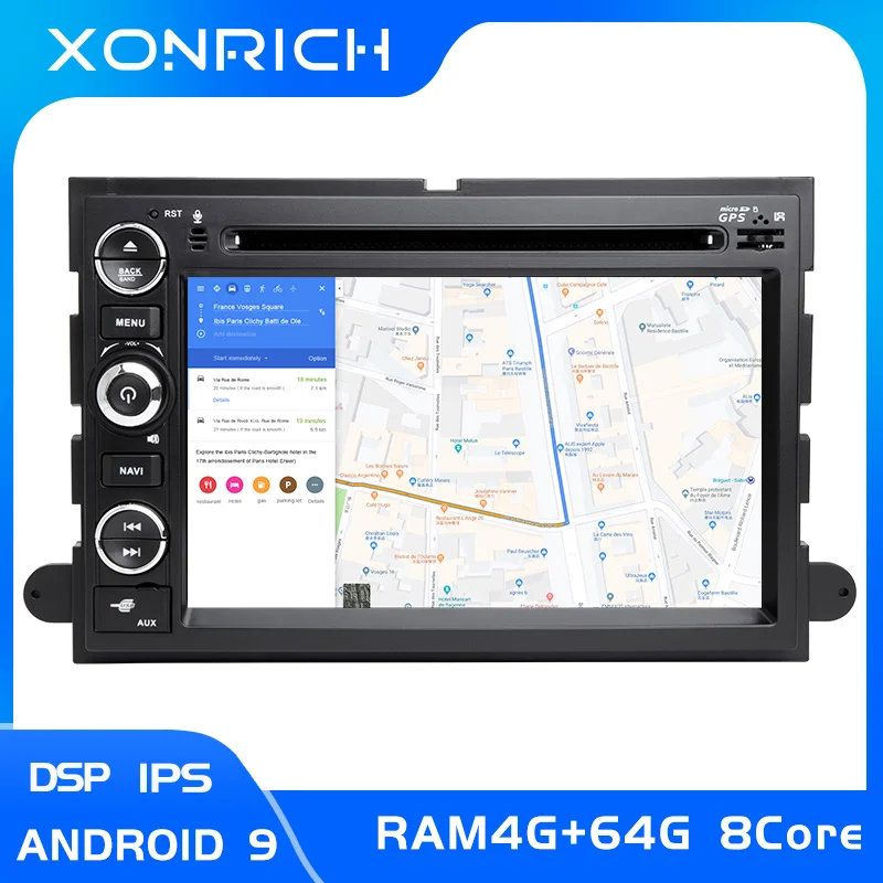 DSP 8 core 2 Din Android 9 dvd-плеер автомобиля для Ford F150 F350 F450 F550 F250 Fusion Expedition Mustang Explorer Edge экран радио