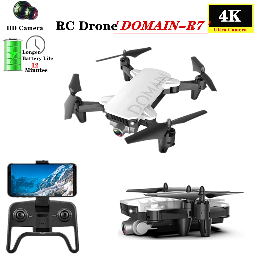 

Радиоуправляемый квадрокоптер KaKBeir R7 складной с камерой 4K HD и Wi-Fi
