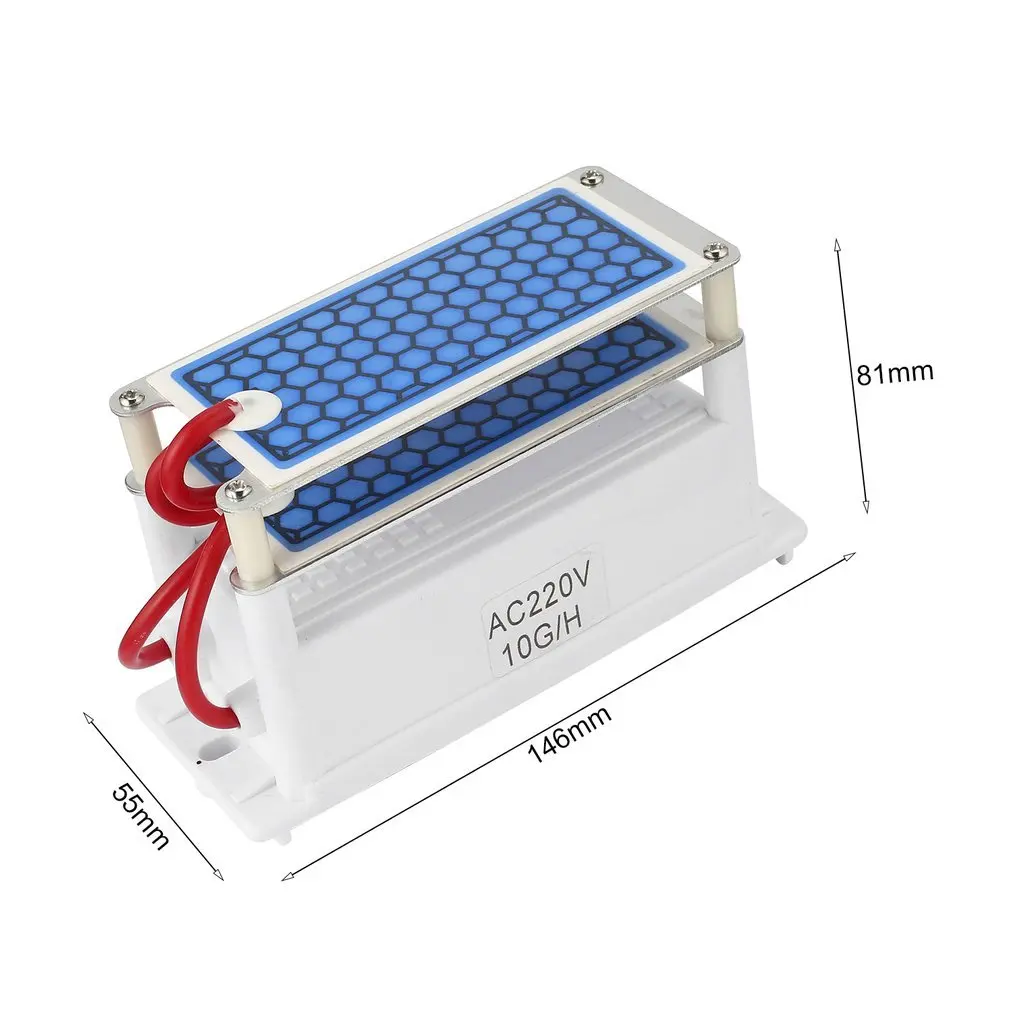 

220V Mini Ozone Generator Integrated Ceramic Plate Air Ozonizer Machine Household DIY Air Purifier Odor Elimination