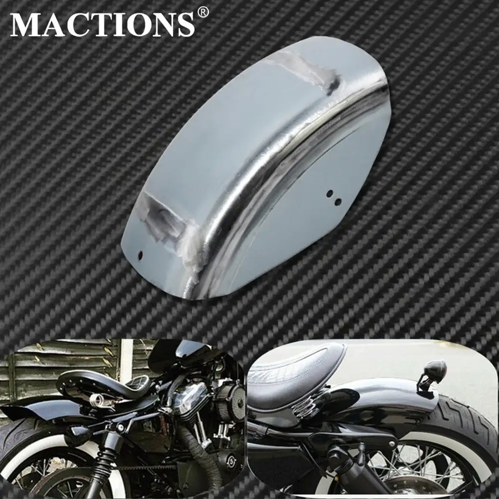 Неокрашенное короткое заднее крыло для мотоцикла сделай сам Cafe Racer Harley Sportster Iron XL