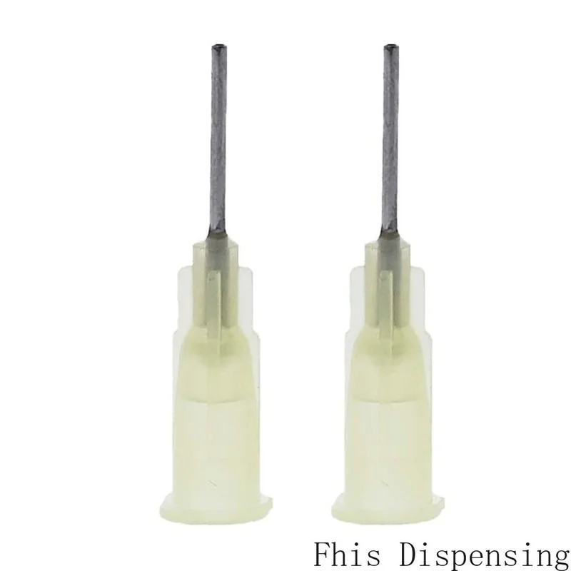 

Pack of 100 Tubing Length Glue Dispensing Luer Slip Blunt Tip 19G 0.5 Inch