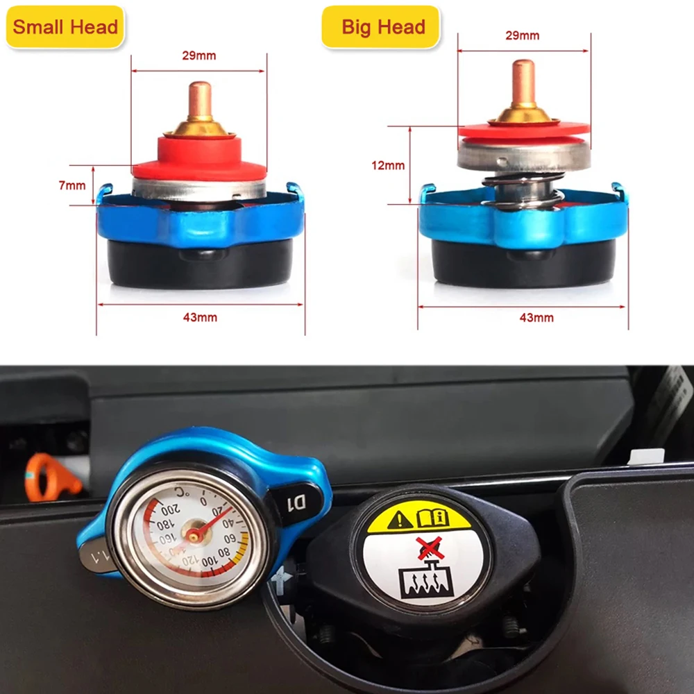 Автомобильная крышка радиатора с датчиком температуры охлаждающей жидкости (0 9