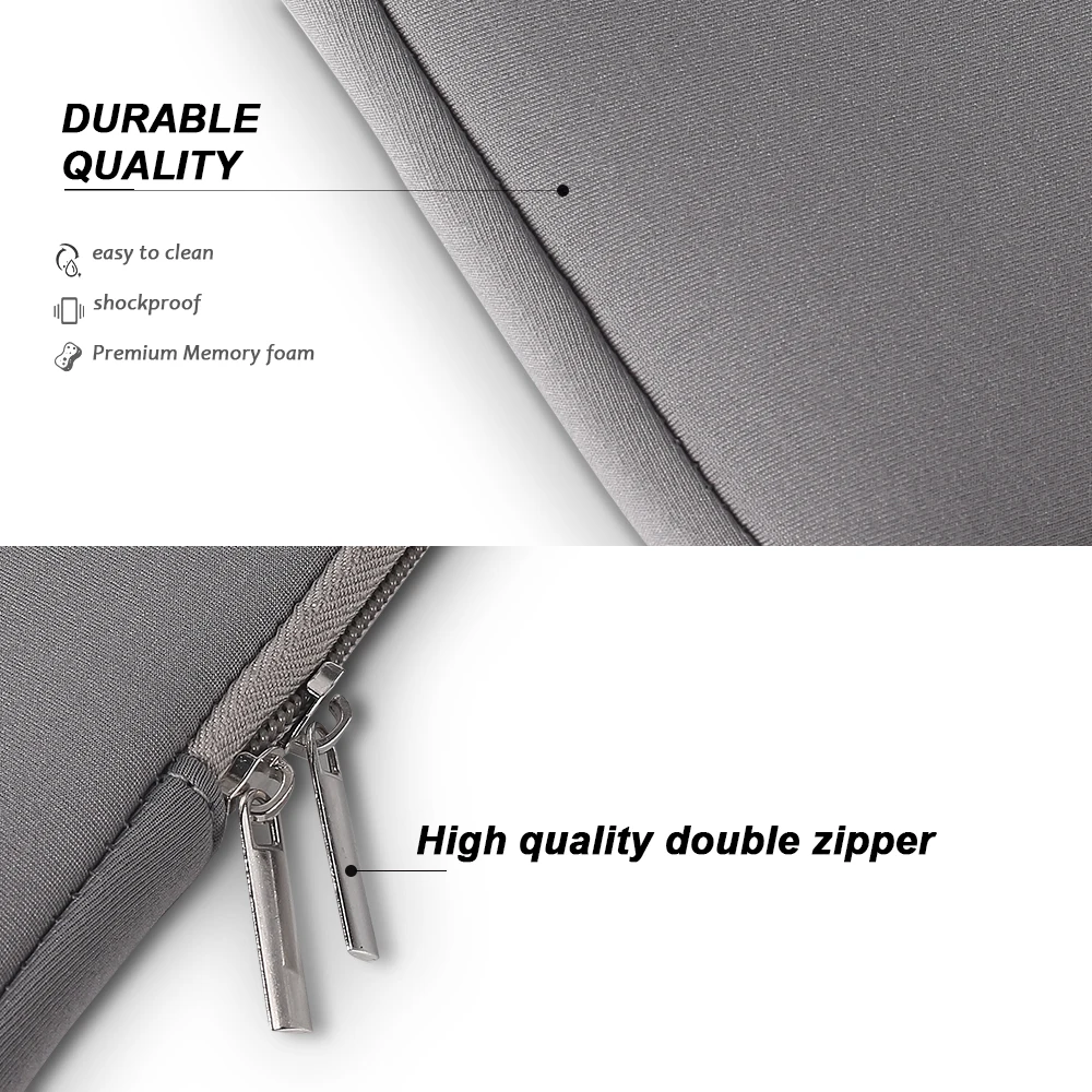 Сумка для ноутбука чехол Macbook Air Pro 13 3 Retina 9 7 11 12 15 дюймов мягкий на молнии xiaomi HP |