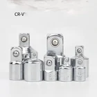 Преобразователь торцевых ключей с трещоткой 14 дюйма, 38 дюйма, 12 дюйма, переходник привода, CR-V стальные маленькие торцевые инструменты для автомобилей, велосипедов, инструменты для ремонта