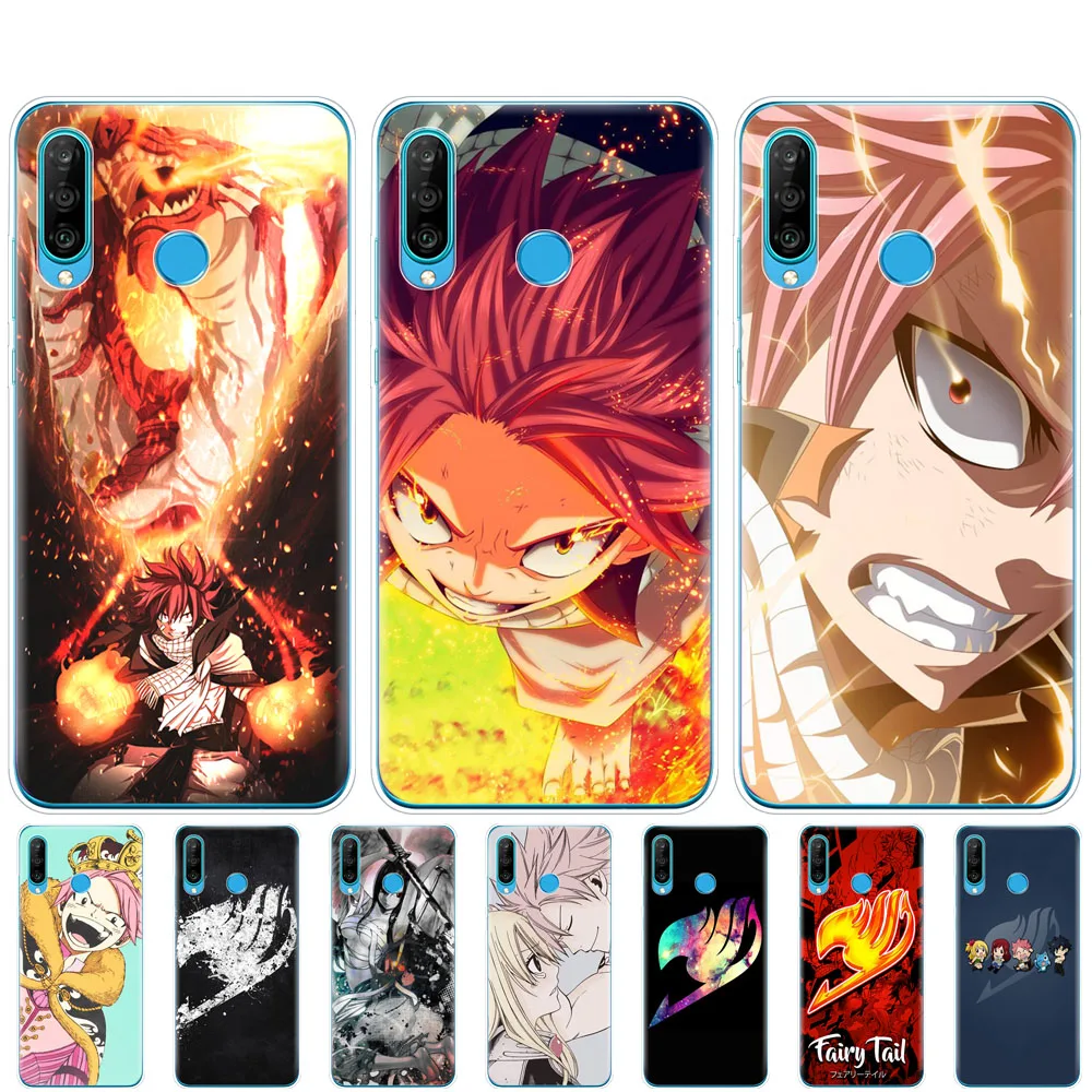 

silicon cover case for HONOR 20 lite view 30 v 30 pro cover for huawei honor 20S 9A 9C 9S 9X Premium 7s 8a Anime Fairy Tail