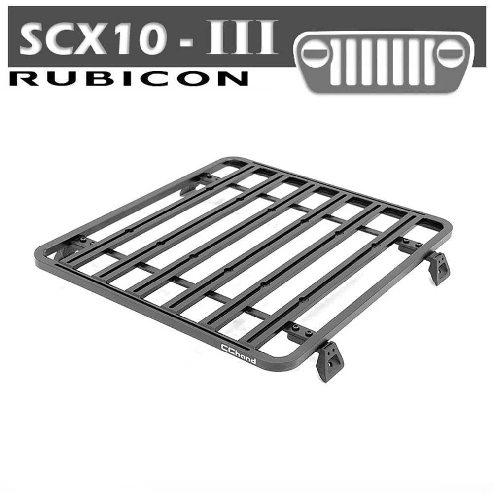

1/10 Rc Car AXIAL SCX10 iii JEEP-JL Metal Roof Luggage Rack