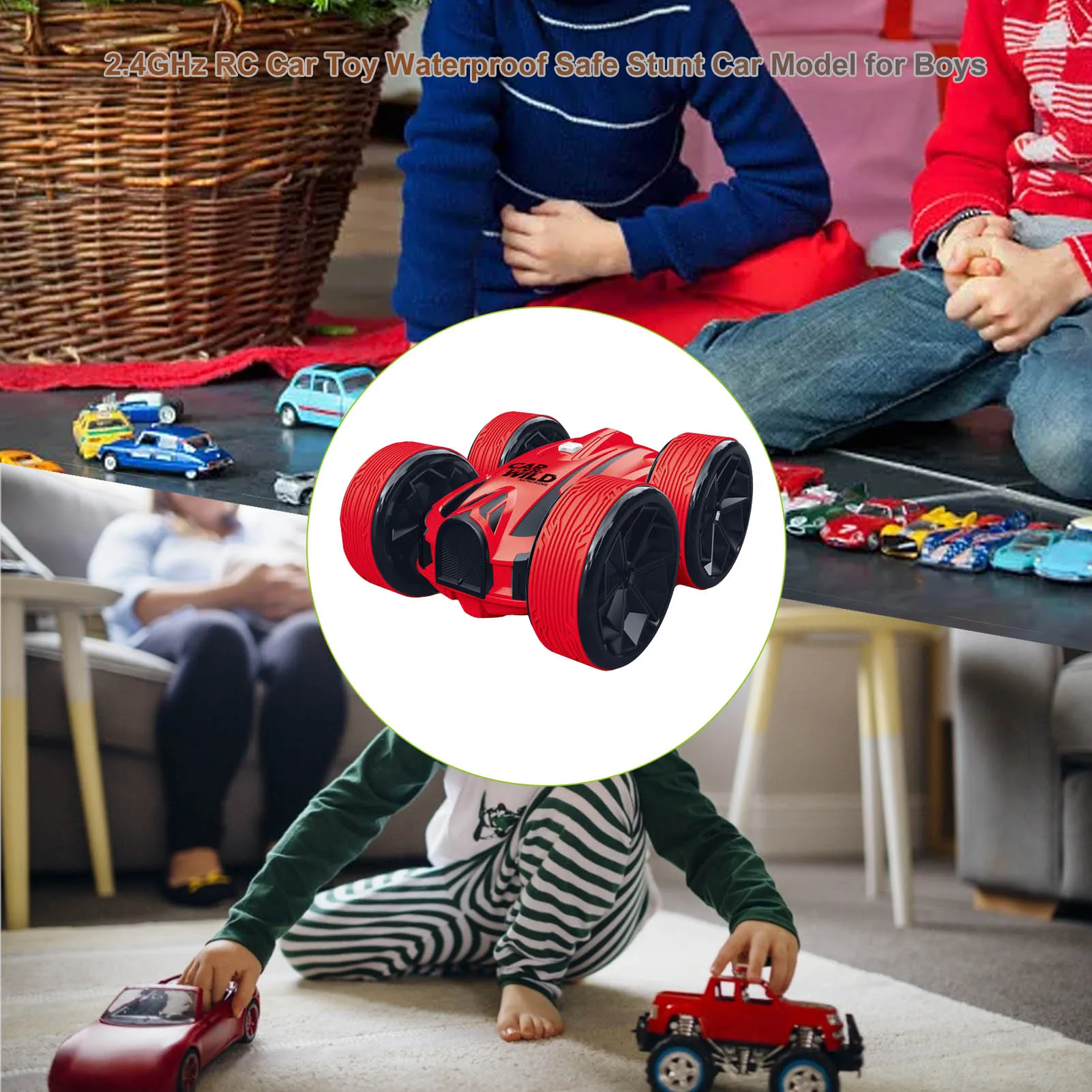 

2.4Ghz RC Cars Stunt Car Toy Waterproof Remote Control Car Stunt Car Toys For Children Control Car Model Toys Boys Toys