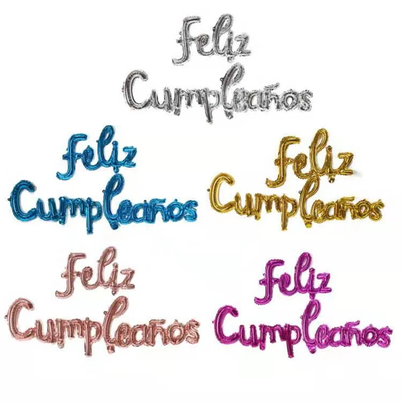 Испанский письма с поздравлениями днем рождения воздушные шары строчные