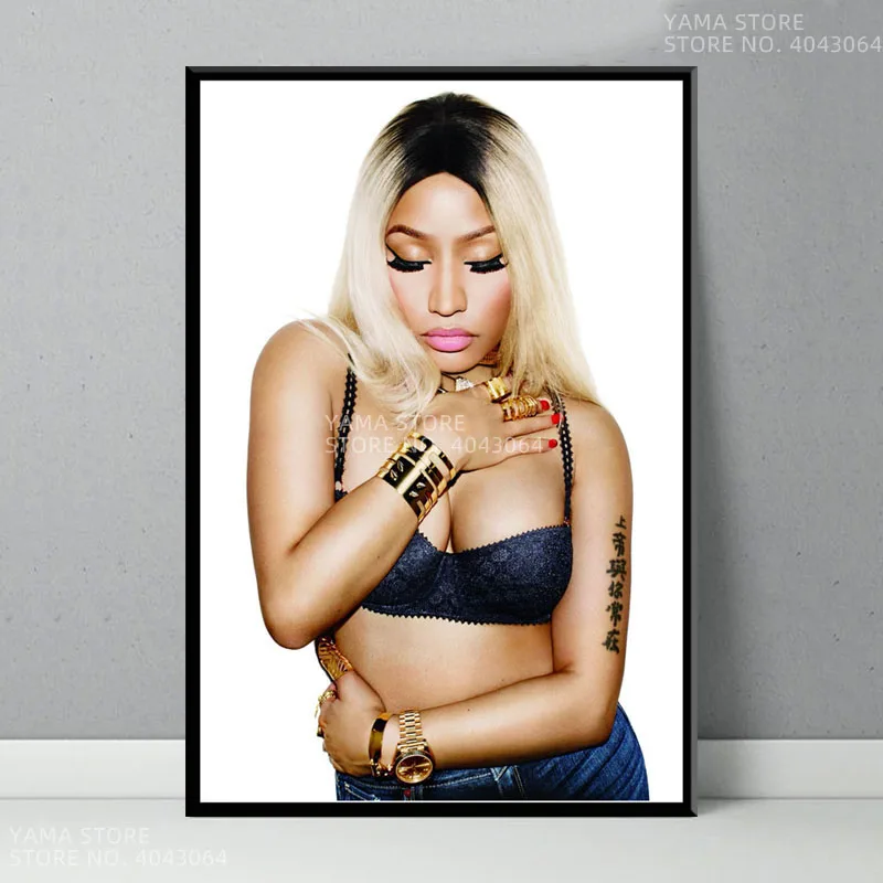 J143 Nicki Minaj рэп хип хоп музыка ПЕВЕЦ звезда подарок настенное Искусство Декор