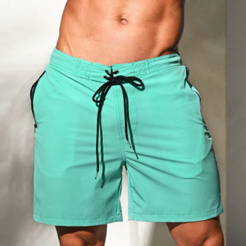 

Soft Comfy Desmiit Beach Board Shorts Men Swimwear 2021 Mens Swimning Shorts Swim Trunk Surf Boardshorts Casual Sport Short Wear