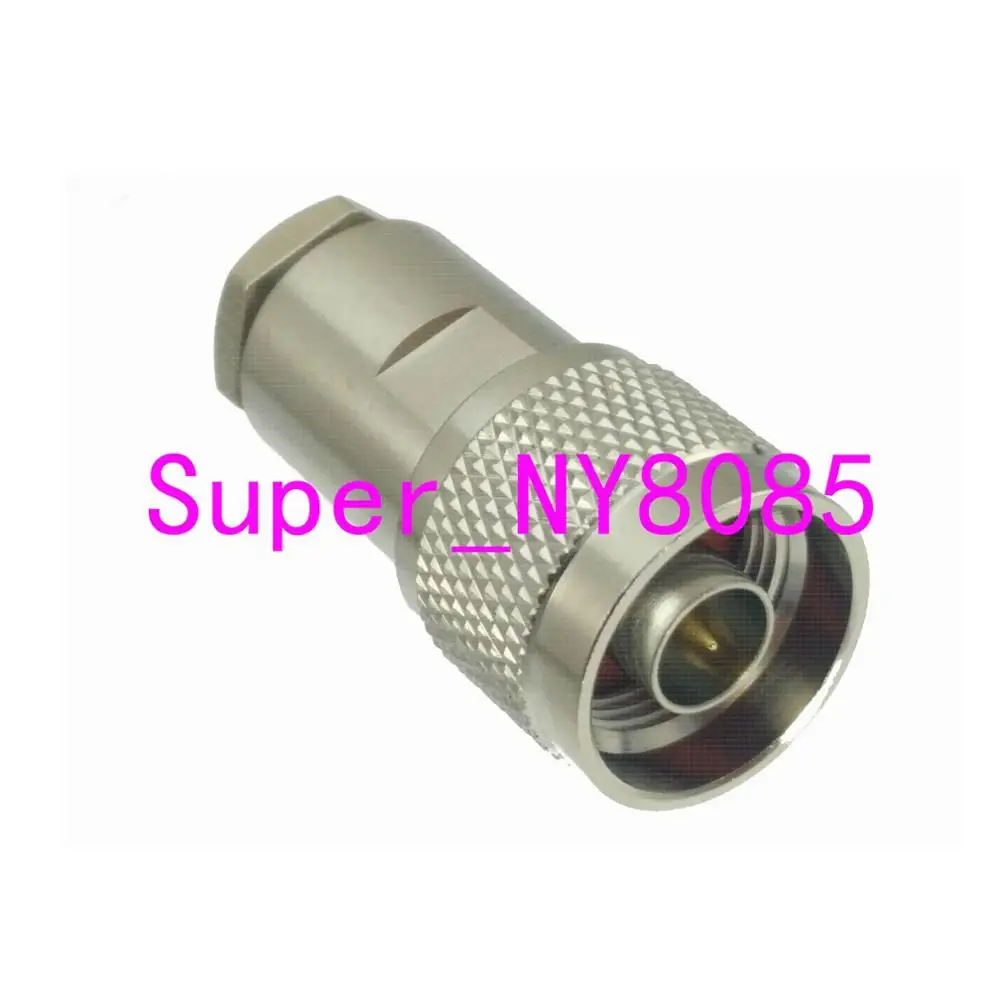 1 шт. Разъем N штекер зажим RG5 RG6 5D FB LMR300 кабель RF коаксиальный Прямой|cable clamp connector|cable