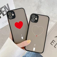 charge heart phone case for iphone 6s 7 8 plus se 2020 for iphone 11 12 13 pro max x xs max xr back couple charging love cover