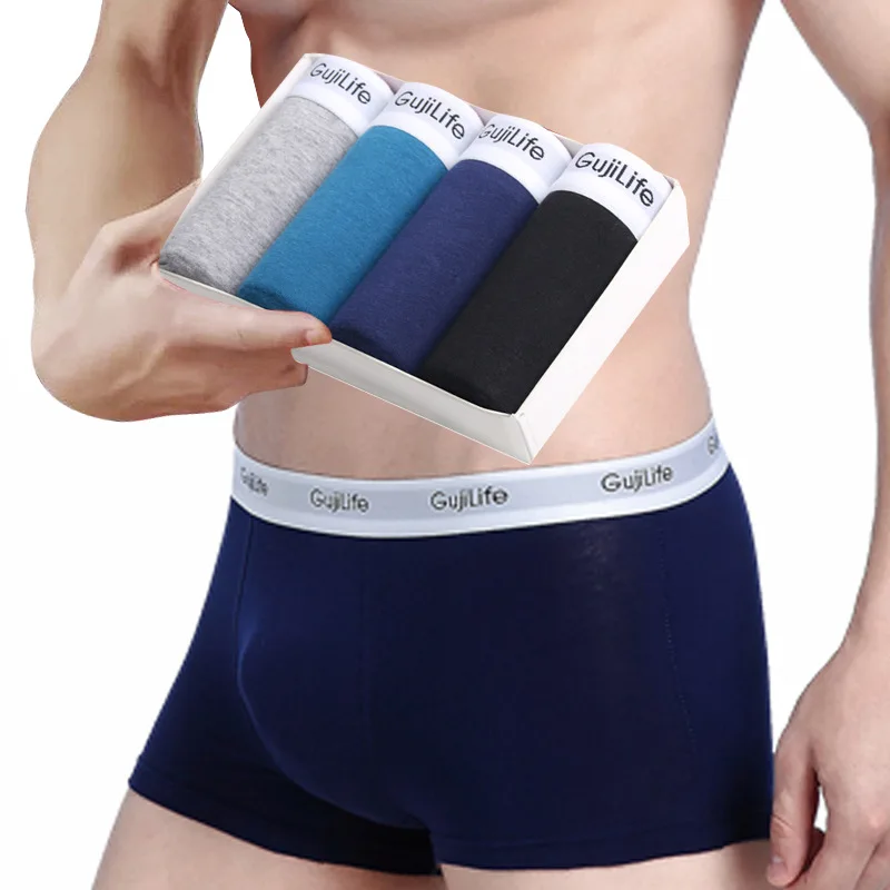 Новинка мужское хлопковое нижнее белье средней посадки сексуальные эластичные