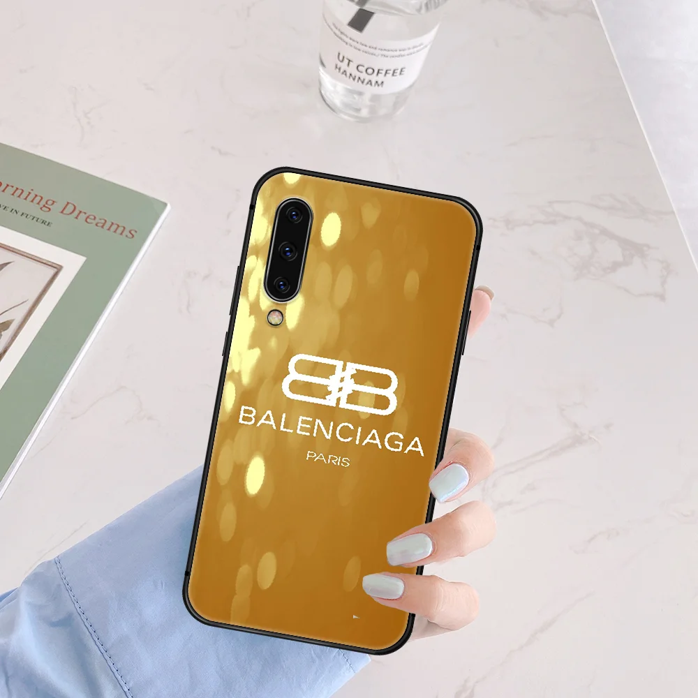 

Luxury Brand French Phone Case Cover For Samsung Galaxy A7 8 10 20 20e 21 30 30S 31 41 50 50S 51 70 71 91 black Etui Tpu Funda