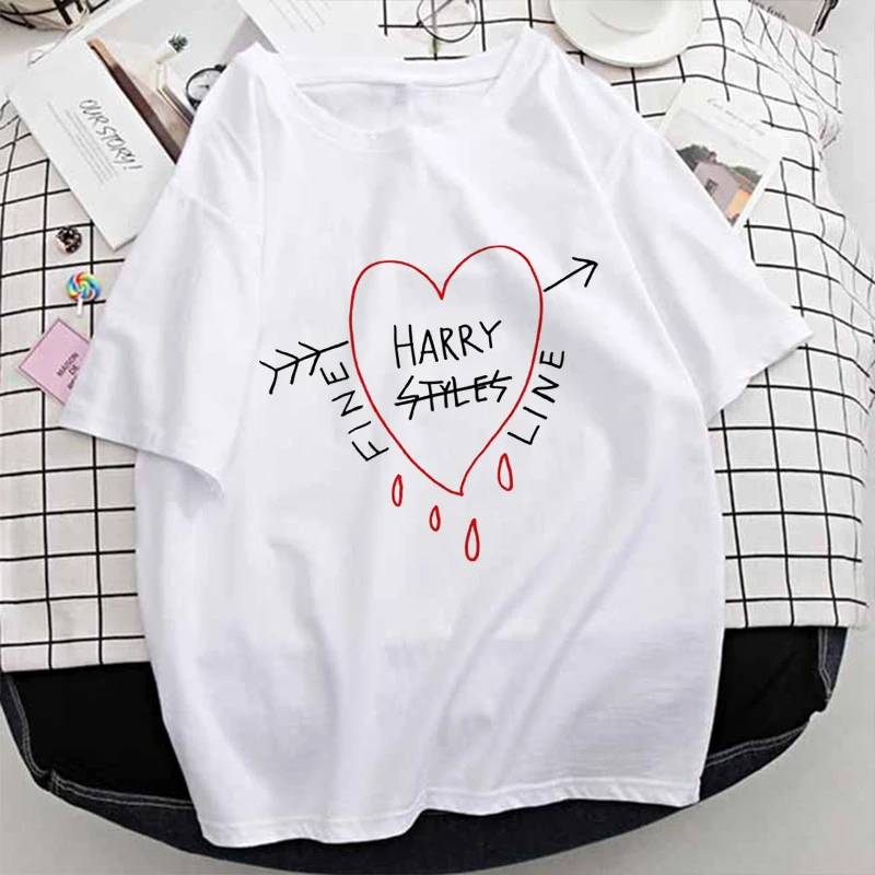 

2021 Woman T Shirts Oversize Harry Styles Tshirt 1D One Direction Print Graphic TShirts Streetwear Tops Harajuku Summer Vintage