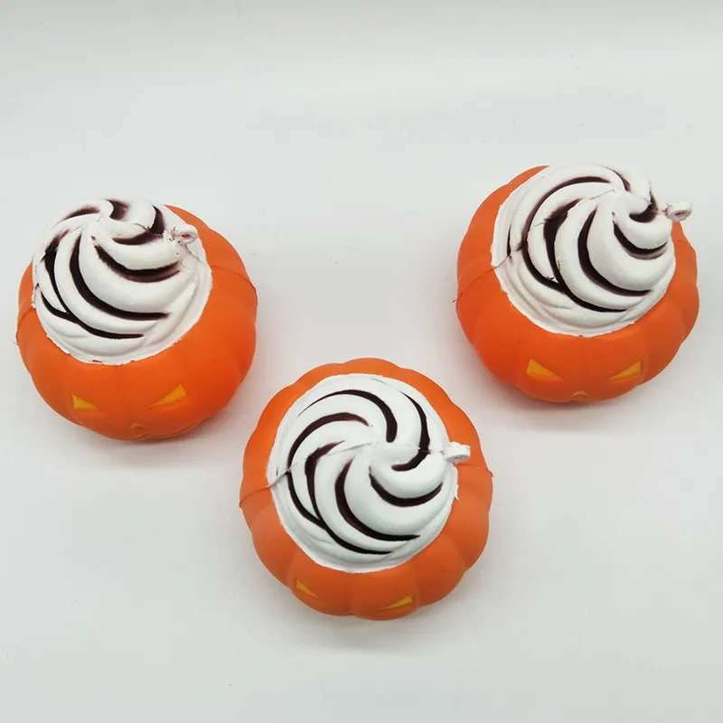 

2021 New Pinch Toys Slow rebound toy simulation pumpkin ice cream model furniture office decoration Kids Toys Birthday Gifts