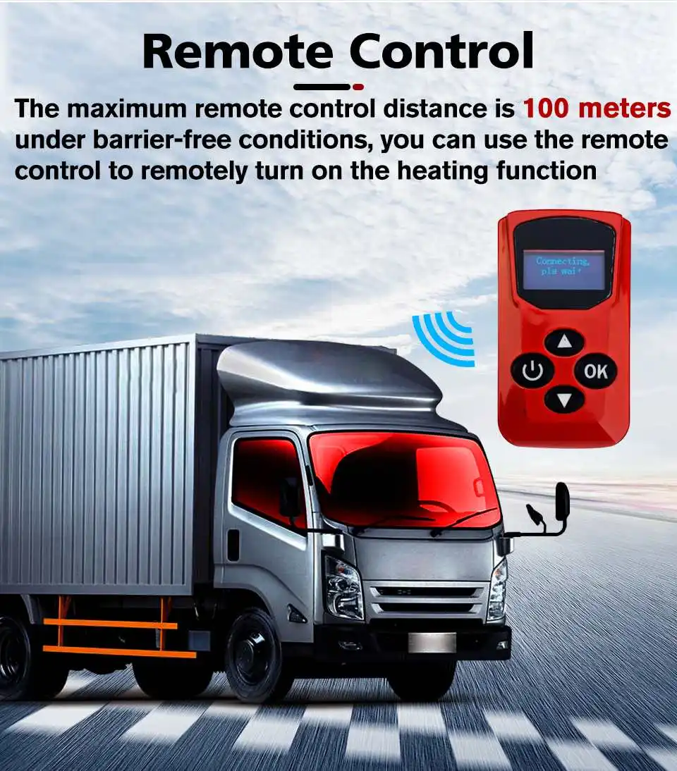 hcalory 2kw 12v жк дисплей монитор дизел