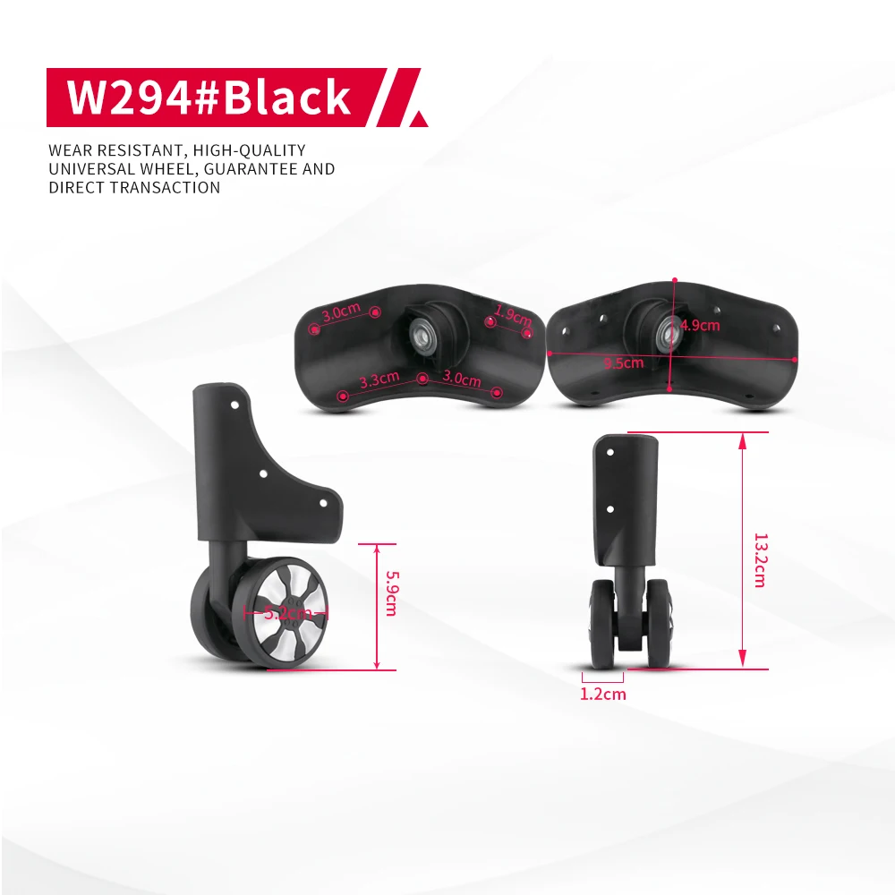 DILONG W294 Password luggage wheel trolley case accessories universal wheel replacement password box roller suitcase casters