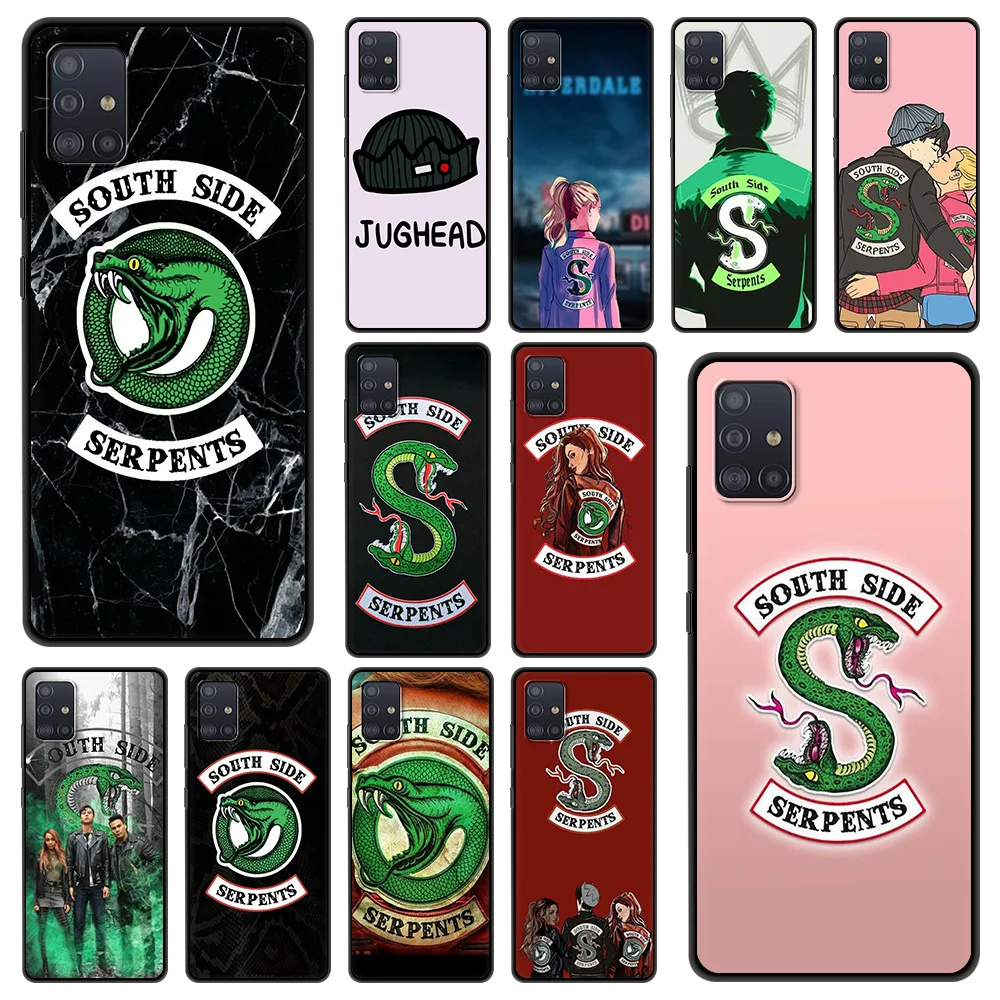 

TV Riverdale Southside Serpents Phone Case for Samsung Galaxy A12 A22 A32 A50 A70 A52 A40 A10 A20 A30 Cover Silicone Soft Shell
