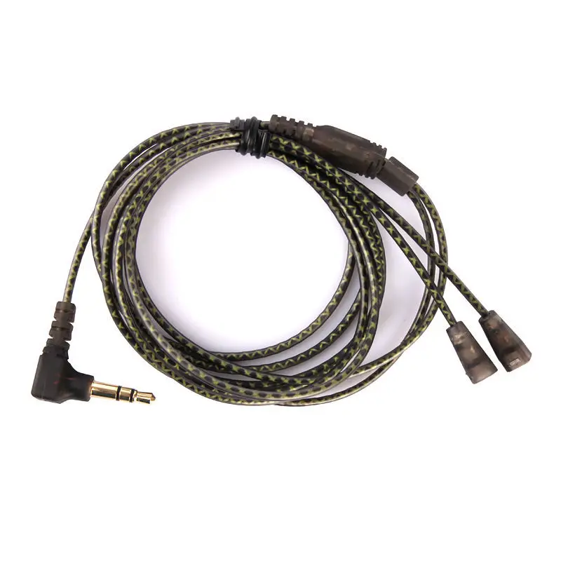 Наушники Earmax Green Snake Print Audio гарнитура наушники кабель провод для IE8I IE80 IE8 ER80 |