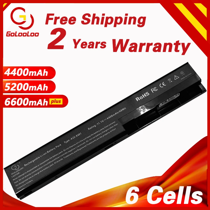 X501A Батарея для ASUS A31 X401 A32 A41 A42 401 X401A F401A1 F301 F301A1 S301A1 F301U F501A F501U S301U S501U|6 cell laptop battery|laptop