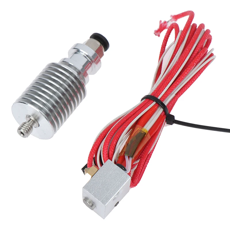 1 шт. V5 J-head Hotend Kit Серебряный 3D принтер аксессуары Горячий Конец 0 4 мм/1 75 мм для Anycubic