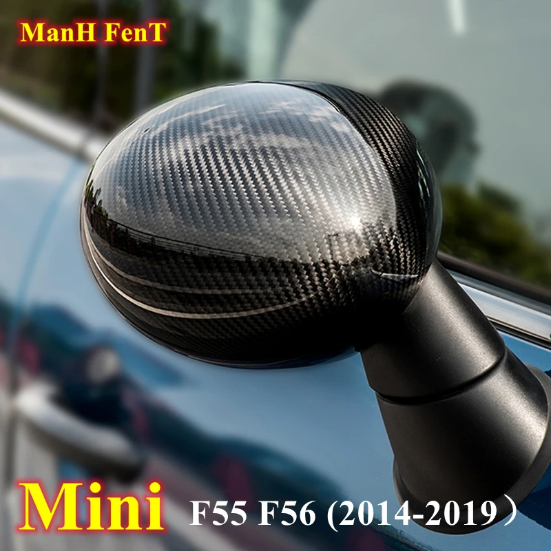 

Для Mini F55 F56 Автомобильная зеркальная крышка из углеродного волокна 2014-2019