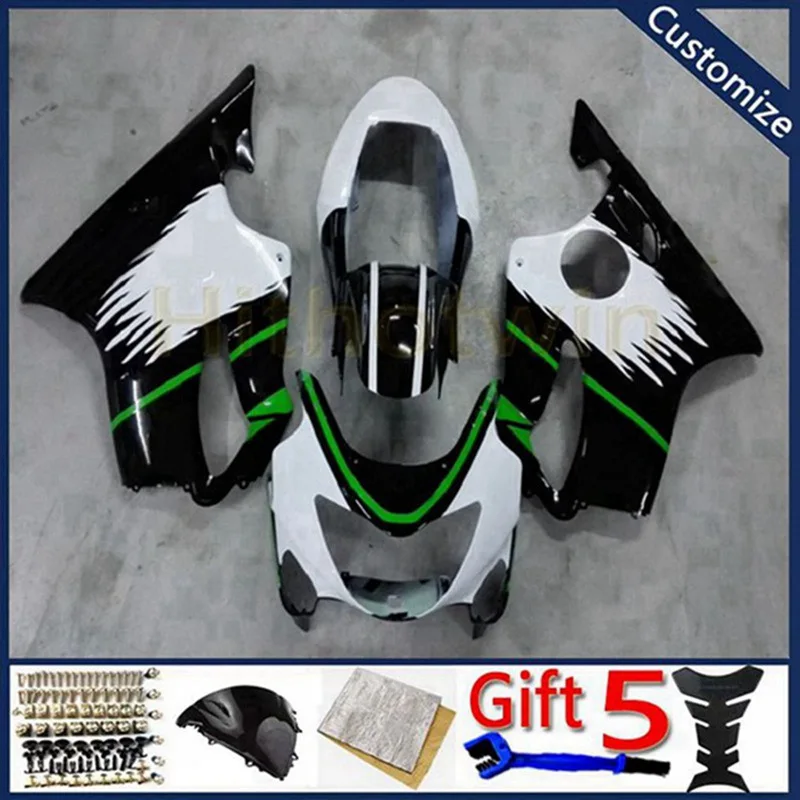 

motorcycle fairing For CBR600F4 1999 2000 CBR600 F4 99 00 ABS motor plastic panels kit Injection mold glossy black