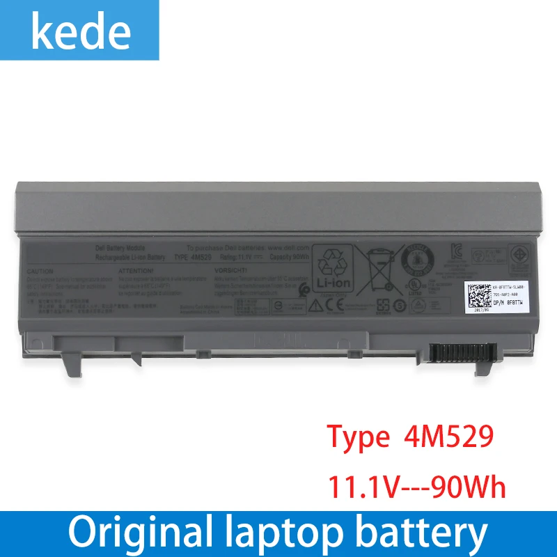 Kede ноутбук батарея 4M529 для Dell Inspiron E6400 E6410 E6500 E6510 M2400 M4400 M4500 W1193 KY265 PT434 KY477 U844G