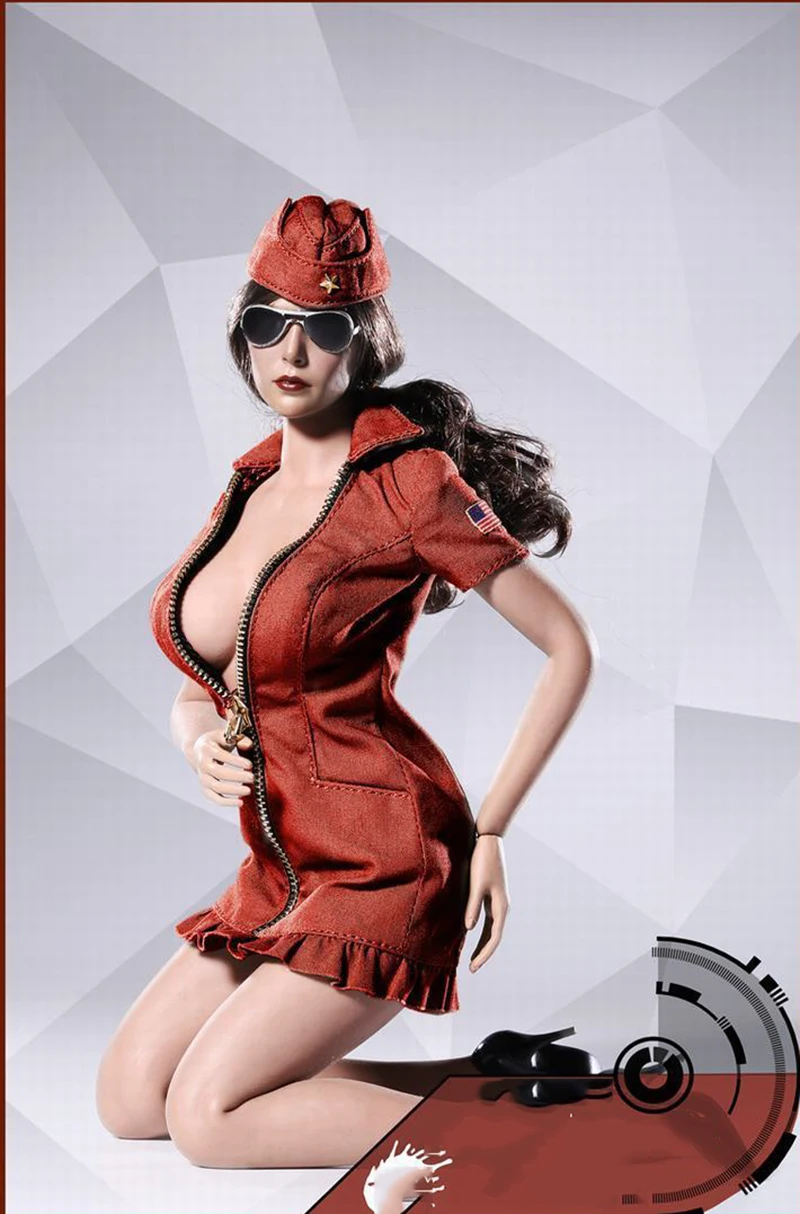 POPTOYS F27 1/6 Женский офицер сексуальная война одежда для боя Костюм F 12 дюймов