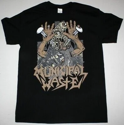 

MUNICIPAL WASTE THE THRASHIN' OF THE CHRIST THRASH METAL NEW BLACK T-SHIRT