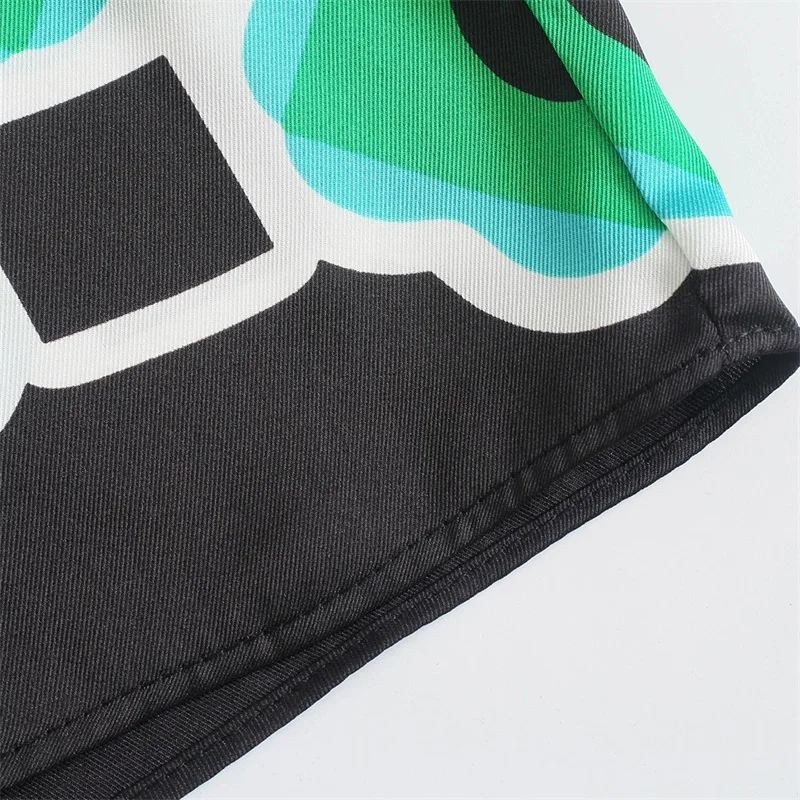 

Women 2021 Fashion Casual Pajama Style Blouse Retro Long Sleeve Lapel Blouse Streetwear