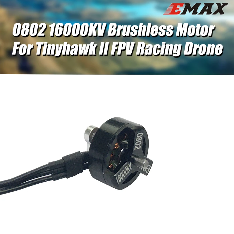 Лидер продаж, бесщеточный двигатель EMAX 0802 кв для EMAX Tinyhawk II, аксессуары для гоночного дрона с видом от первого лица для помещений