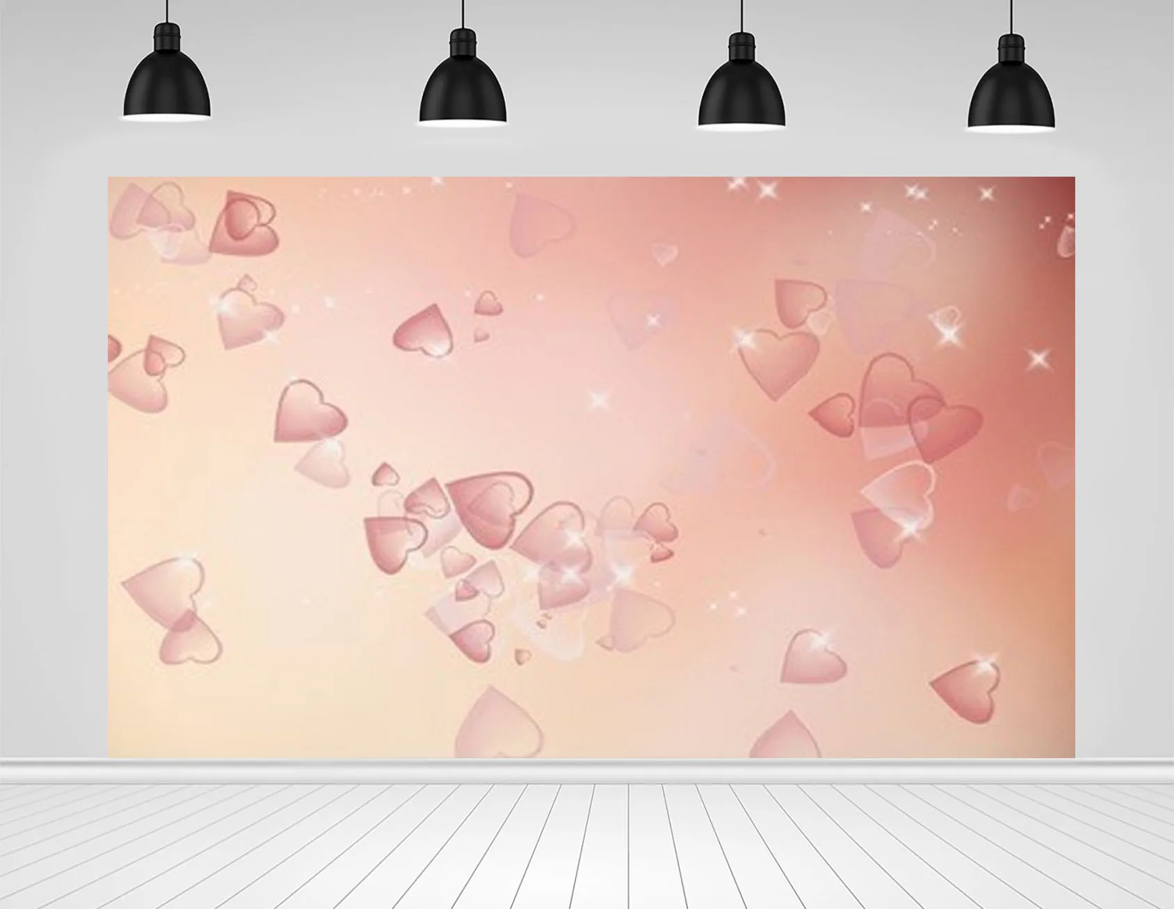 Scopiso фотография с изображением красивого сердца и розовые виниловые фоны для
