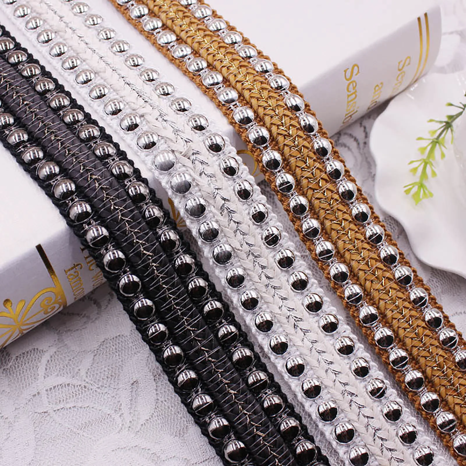 

30mm 1 Yard Polyester Ribbon Dark Brown Acrylic Sheets Ribbon Scrapbooking Gift Wrapping Supplies For DIY Decoration Sew Craft