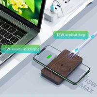 10000mah wireless charging power bank 22 5w fcp powerbank 15w pd qc 3 0 quick charge cell phone portable battery charger station