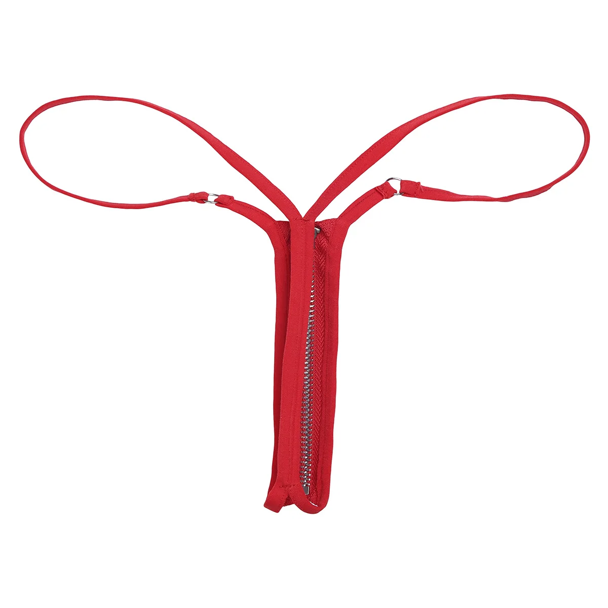 Женские трусики с Т образной молнией спереди Эротические стринги открытой