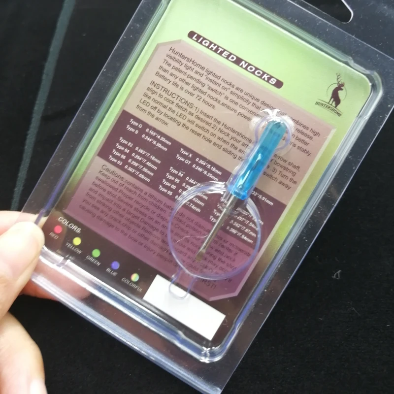 6/9 PCS Archery LED Lighted Nocks Suitable For Any Internal Diameter 6.2MM Arrow Hunting Accessories | Спорт и развлечения
