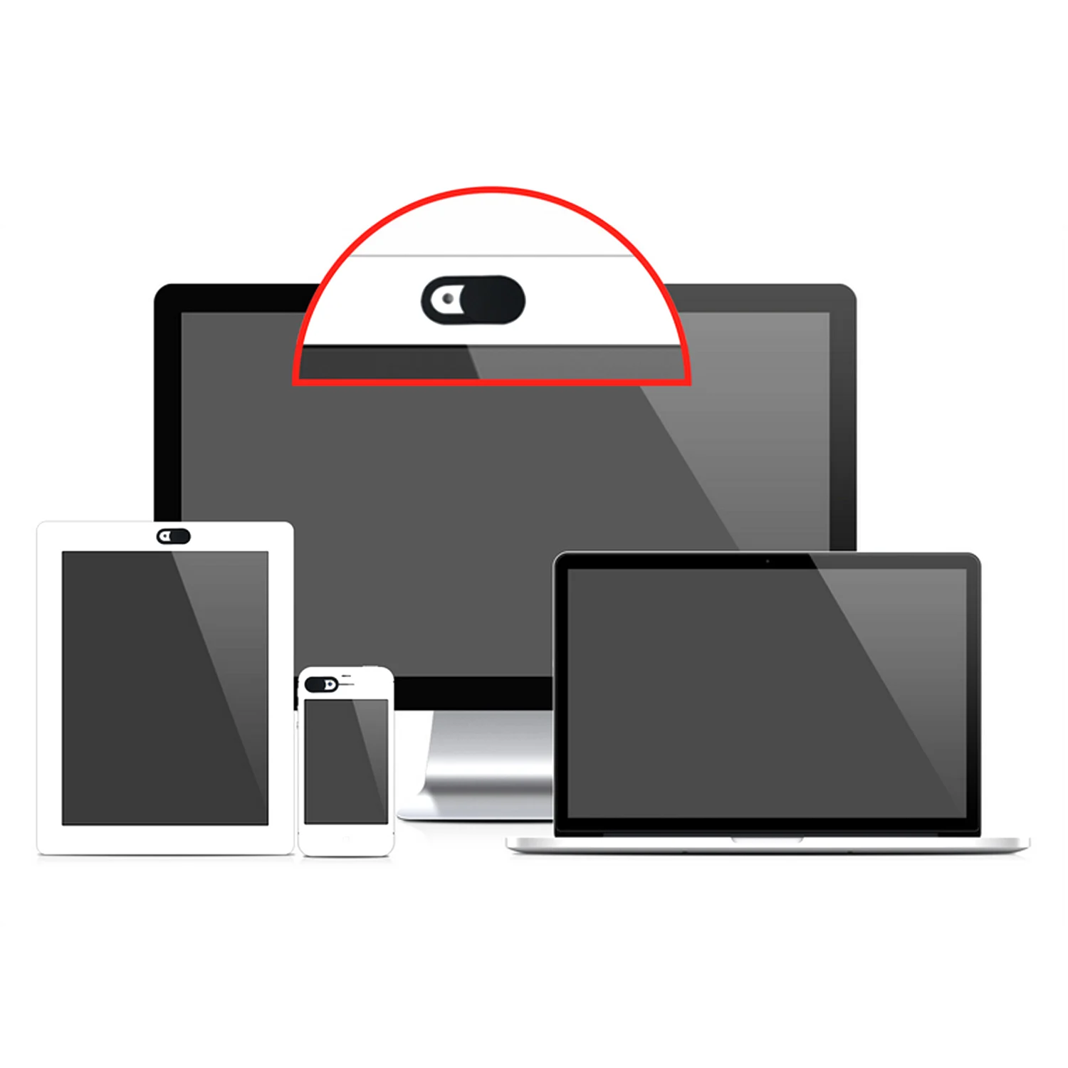 Ультратонкий Пластиковый чехол слайдер для веб камеры 3 шт.|Объективы мобильных