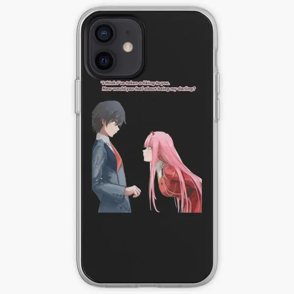 

Hiro Zero Two Phone Case for iPhone 11 12 13 Pro Max Mini 6 6S 7 8 Plus X XS XR Max 5 5S SE Photos TPU Accessories Silicon