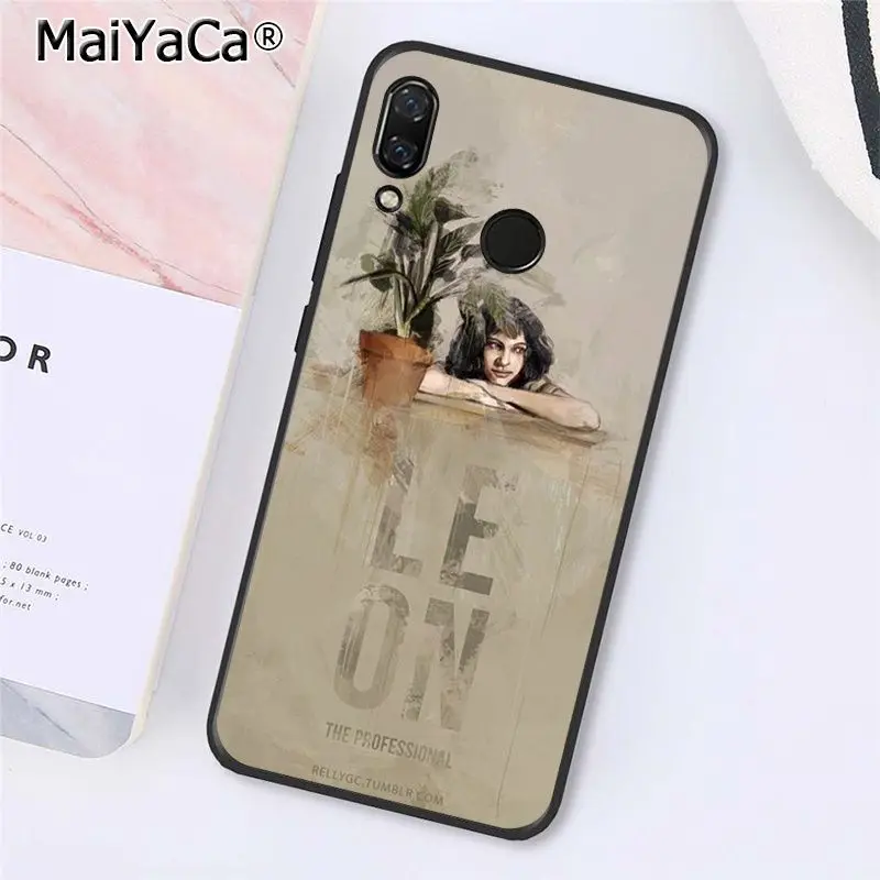 MaiYaCa Leon Matilda Натали Портман фильм плакат чехол для телефона Xiaomi Redmi8 4X 6A 9 8A Note8T 5Plus