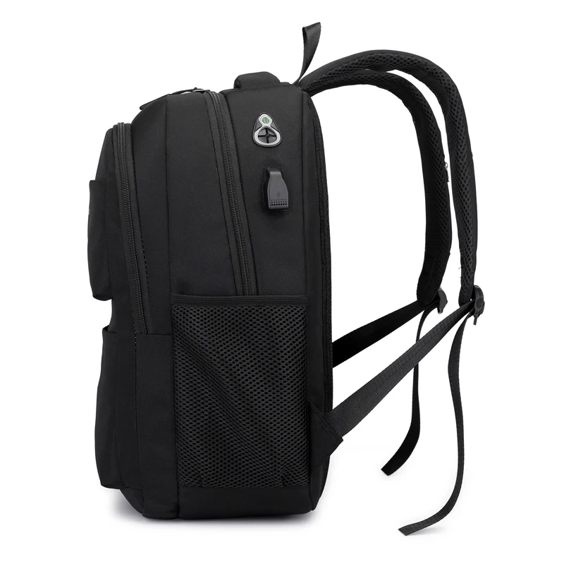 Men Backpack School Bag Waterproof Nylon New Schoolbag Business Laptop Polyester Bag 14 Shoulder Bag 15.6 Inch Computer Packsack