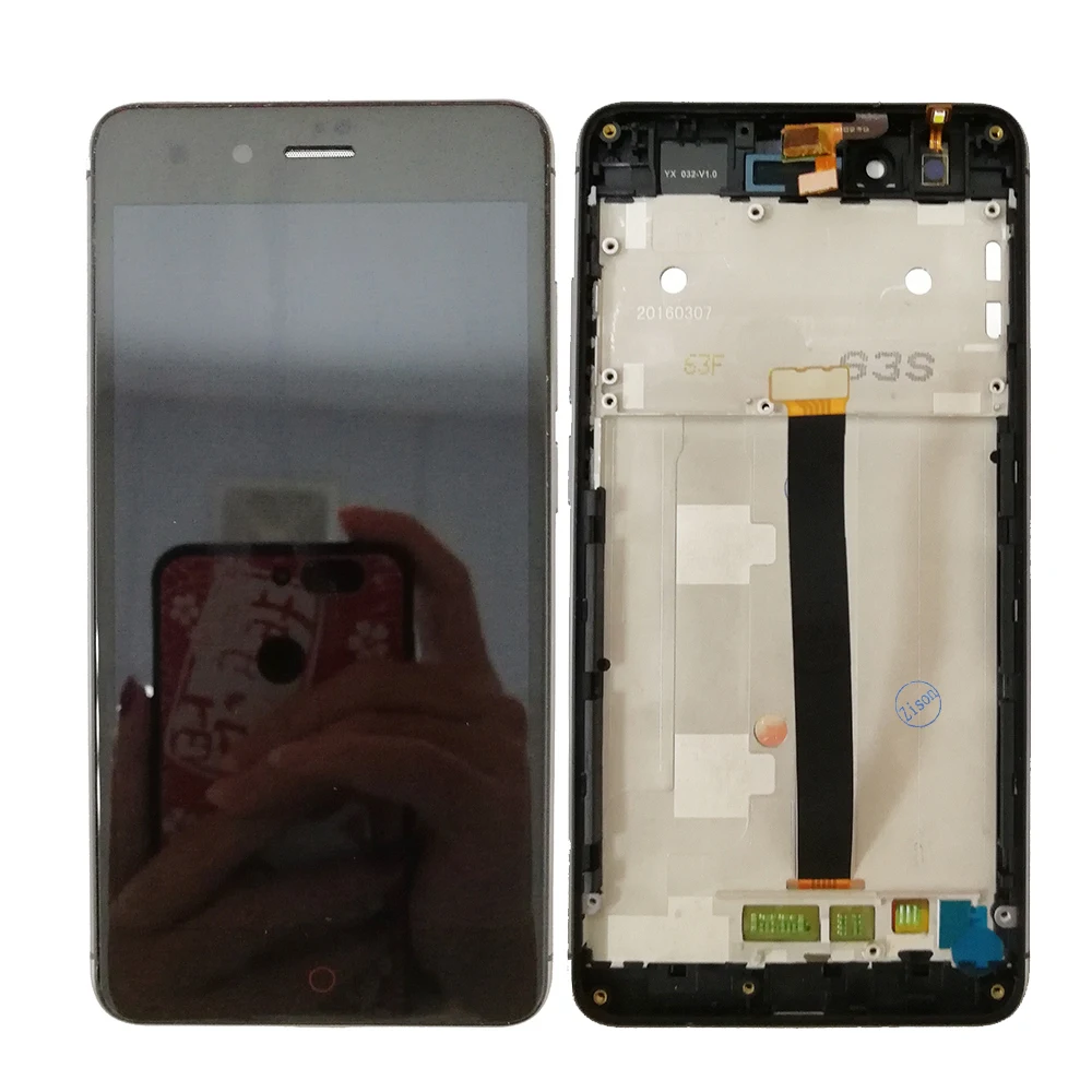 5," ЖК-дисплей с рамкой для zte Nubia Z11 mini NX529J полный Дисплей сенсорный датчик дигитайзер сборка Nubia Z11mini дисплей