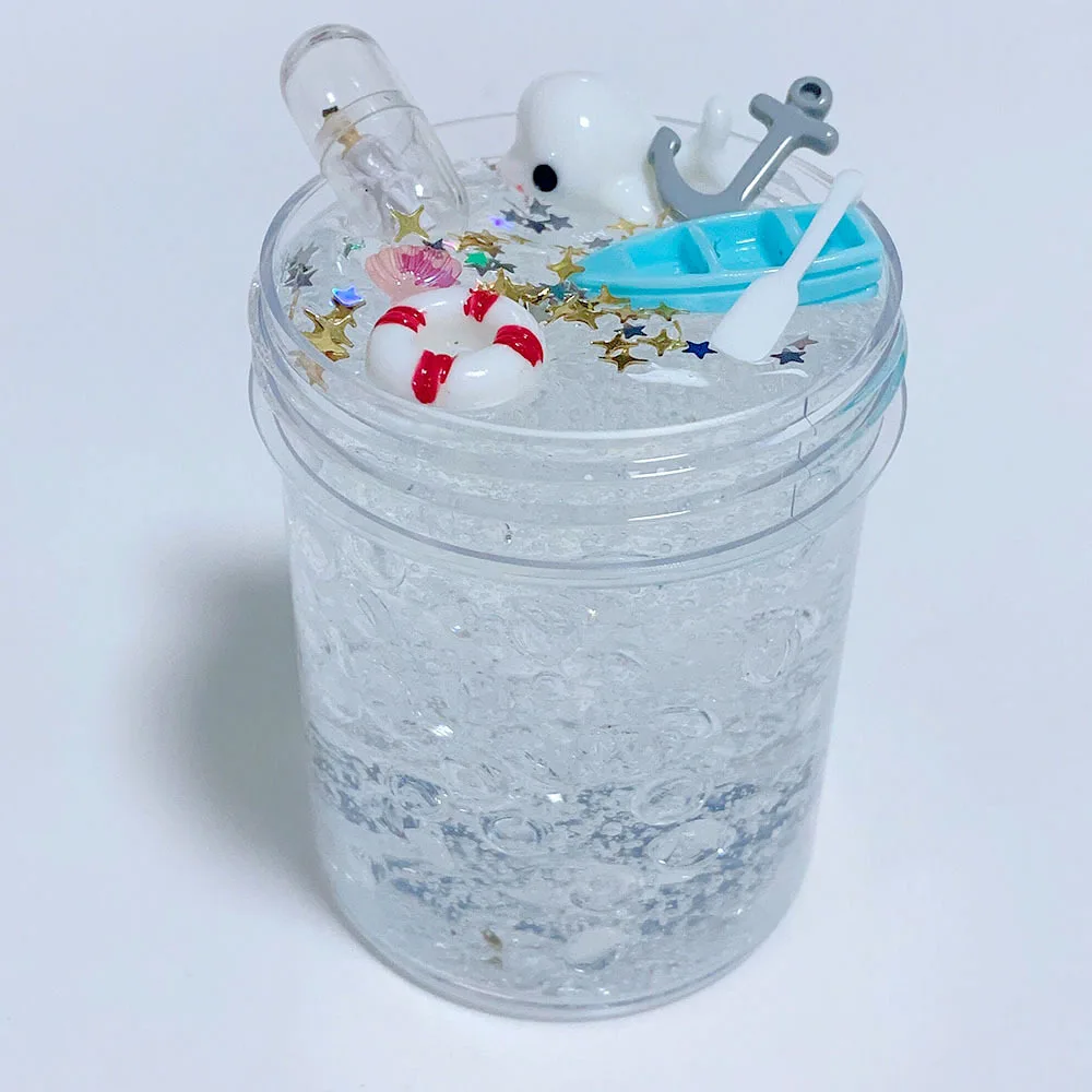 120 мл красивый Радужный пушистый пудинг Кристалл Эластичный слизи глина игрушки