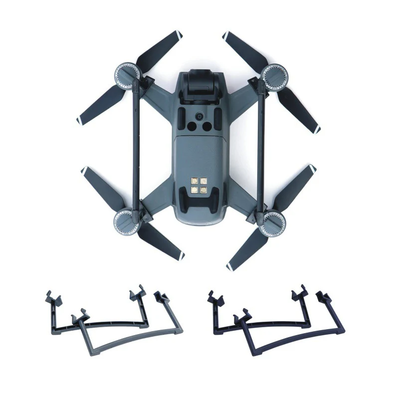 DJI Spark Heightened Landing Gear Protector Extended Skid Holder Protective Legs Bracket Protection Frame Mount 2 pcs | Электроника