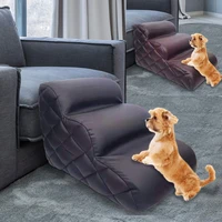 dog steps dog steps for high bed cat furniture 3 steps puppy stairs pet climbing tool soft pet stairs sofa bed ladder pet s