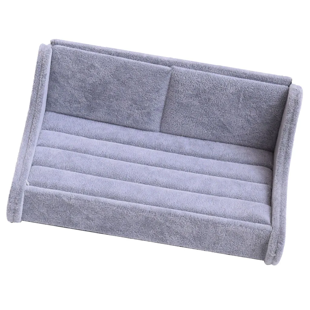 

Velvet Sofa Jewelry Display Show Case Box for Retailer Bangles Earrings