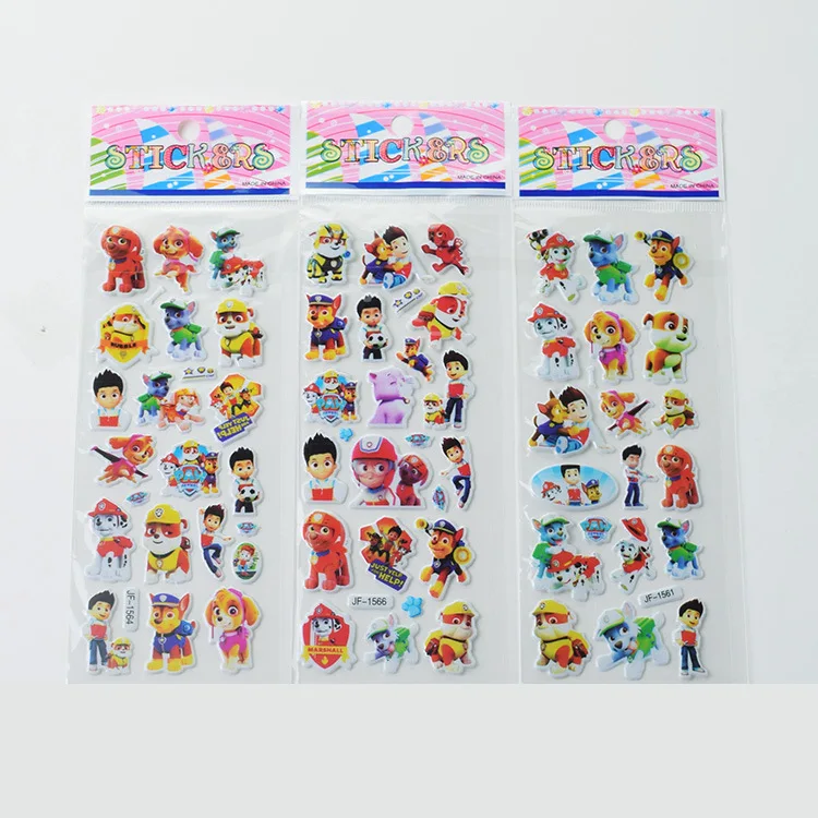 10pcs Paw Patrol, набор игрушек, стикер для собак, игрушка Patrulla Canina, фигурки, наклейка s, игрушки для детей, детские игрушки, подарки - Цвет: 10pcs