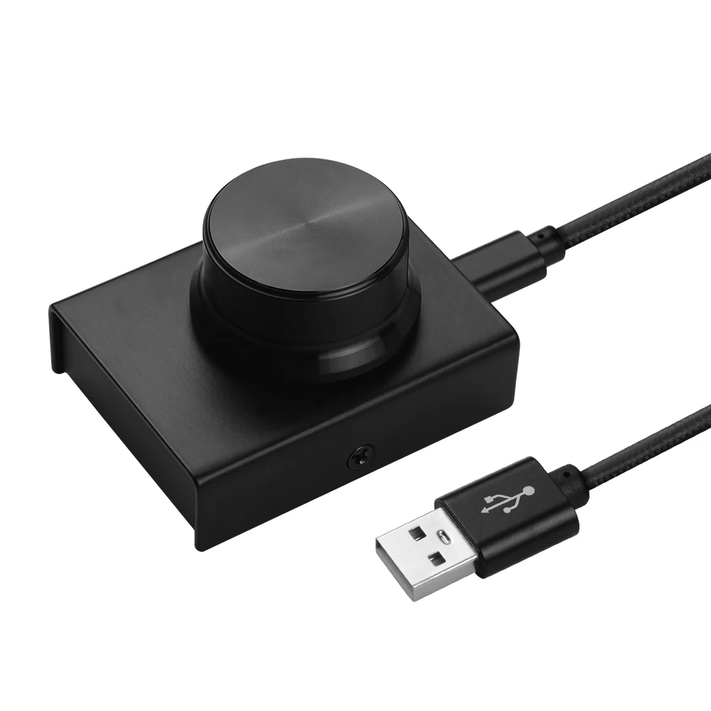 USB регулятор громкости компьютера аудио регулятор громкости поддержка отключения звука с usb-кабелем для Win XP/Vista/7/8/10/Mac - Цвет: as picture