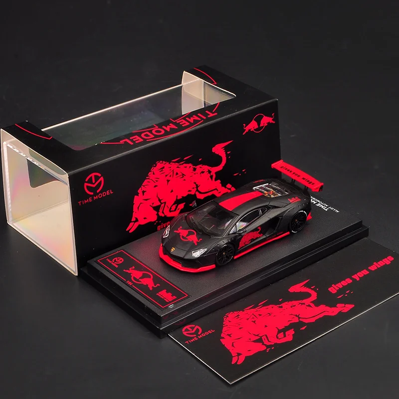 

1:64 Die Casting Diorama LP700 Aventado Matte Black Bull Car Model Miniature Carros Brasileiros Toys Free Shipping Time Micro